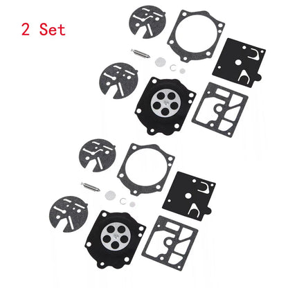 Set of 2 Carburetor Kits for Stihl 015, Husqvarna 44, 140S, 240S, 444 (K10-HDC)