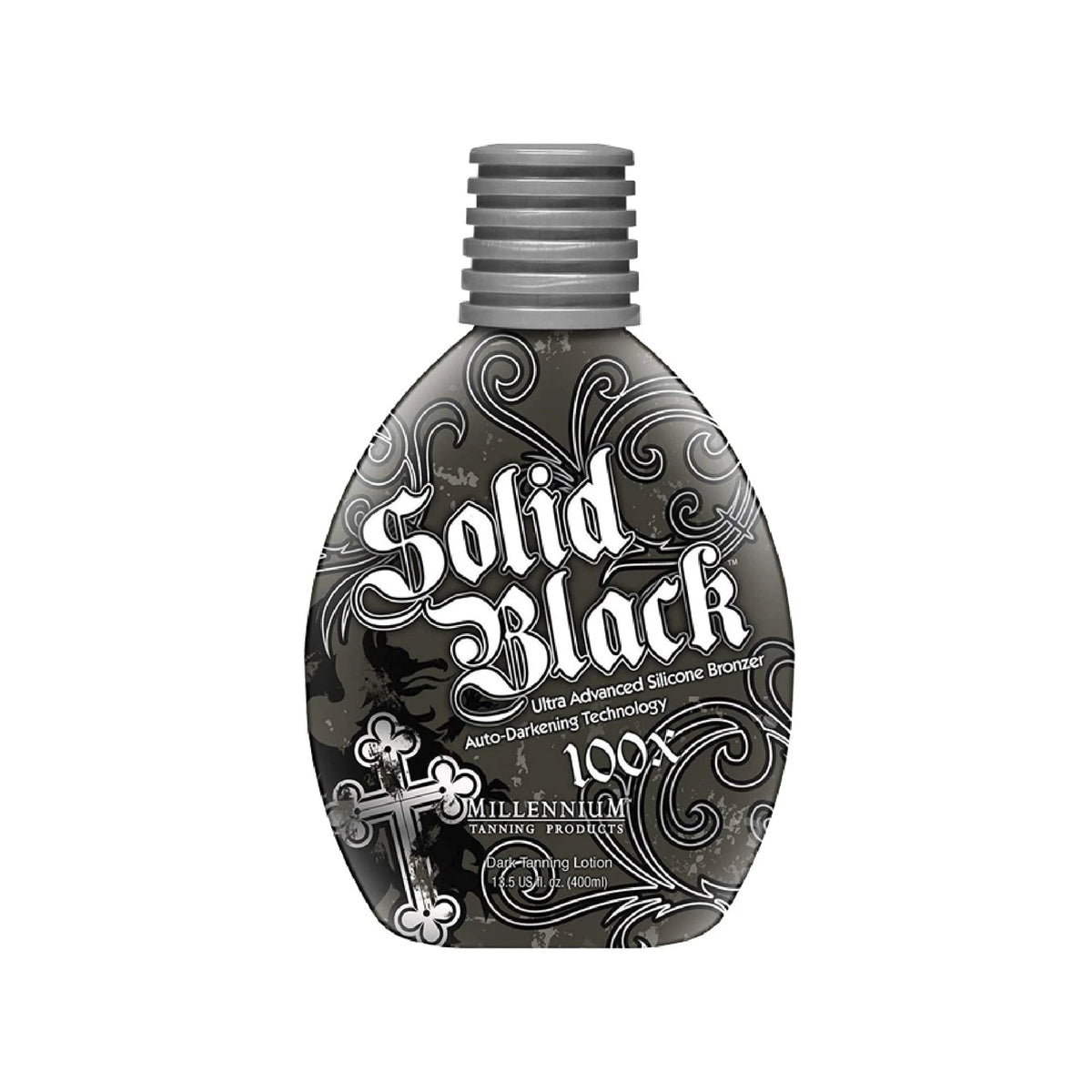 Solid Black 100X Tanning Lotion for Millennium Tanning (Pack of 1)