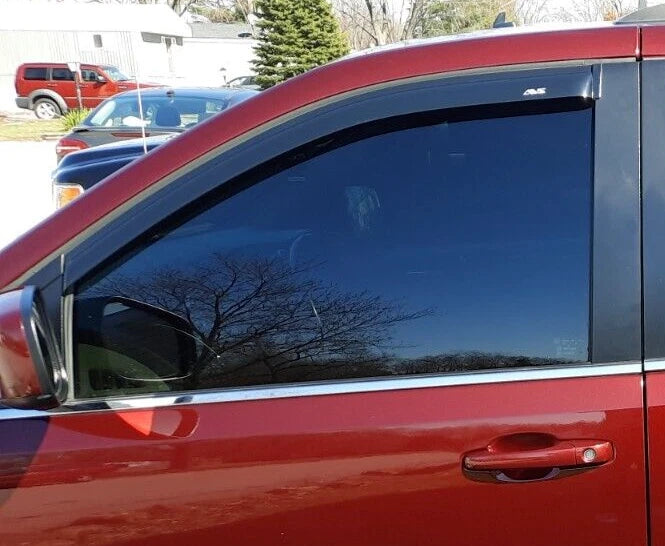 2 AVS Rain Guards Vent Visors for Dodge Grand Caravan Town & Country (2008–2020) - 92908