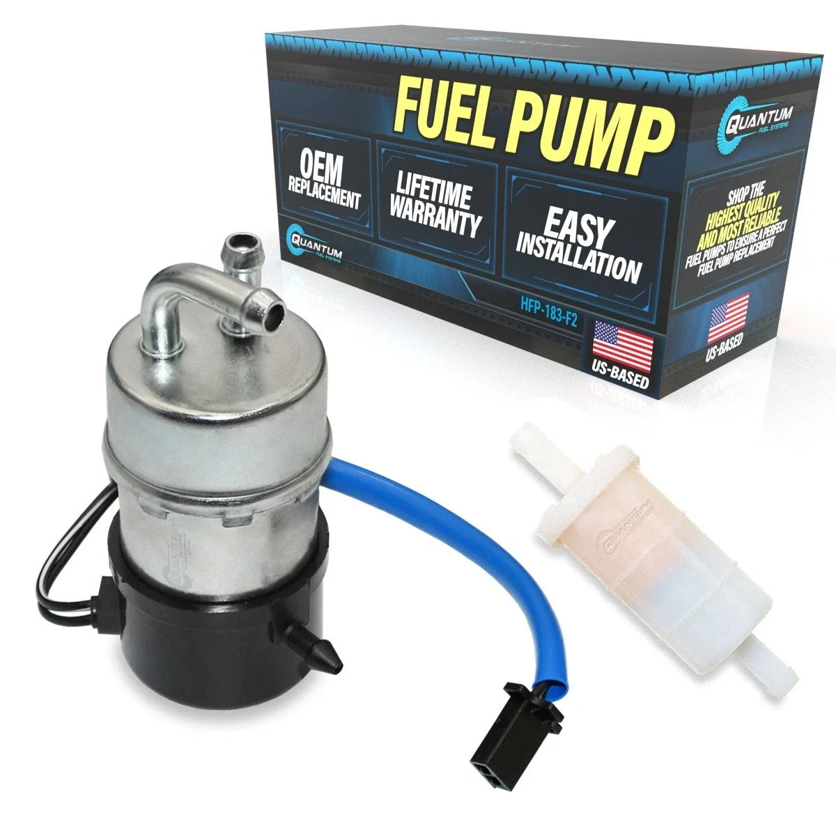Electric Fuel Pump + Filter for Yamaha Road Star (1999–2007) 5VN 13907 00 00