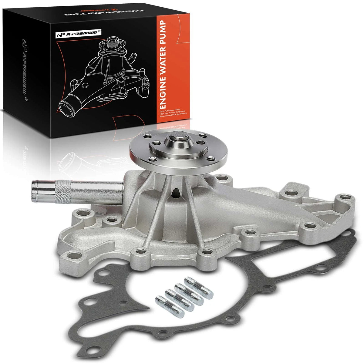 Engine Water Pump for Chevy Camaro, Buick Century, Pontiac, Oldsmobile (10044972, 10054510, 10120945, 10174860, 12321372, 12482696, 1301040)