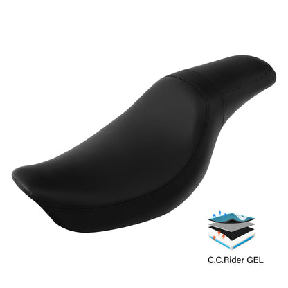 Driver Passenger Gel Seat for Harley Dyna Fat Bob Low Rider Street Bob (2006–2017)
