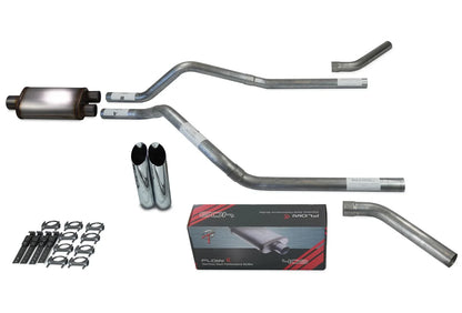 Dual Exhaust Kit for GMC Jimmy (1992–1994) - 2.5" Flow II Slash Tips