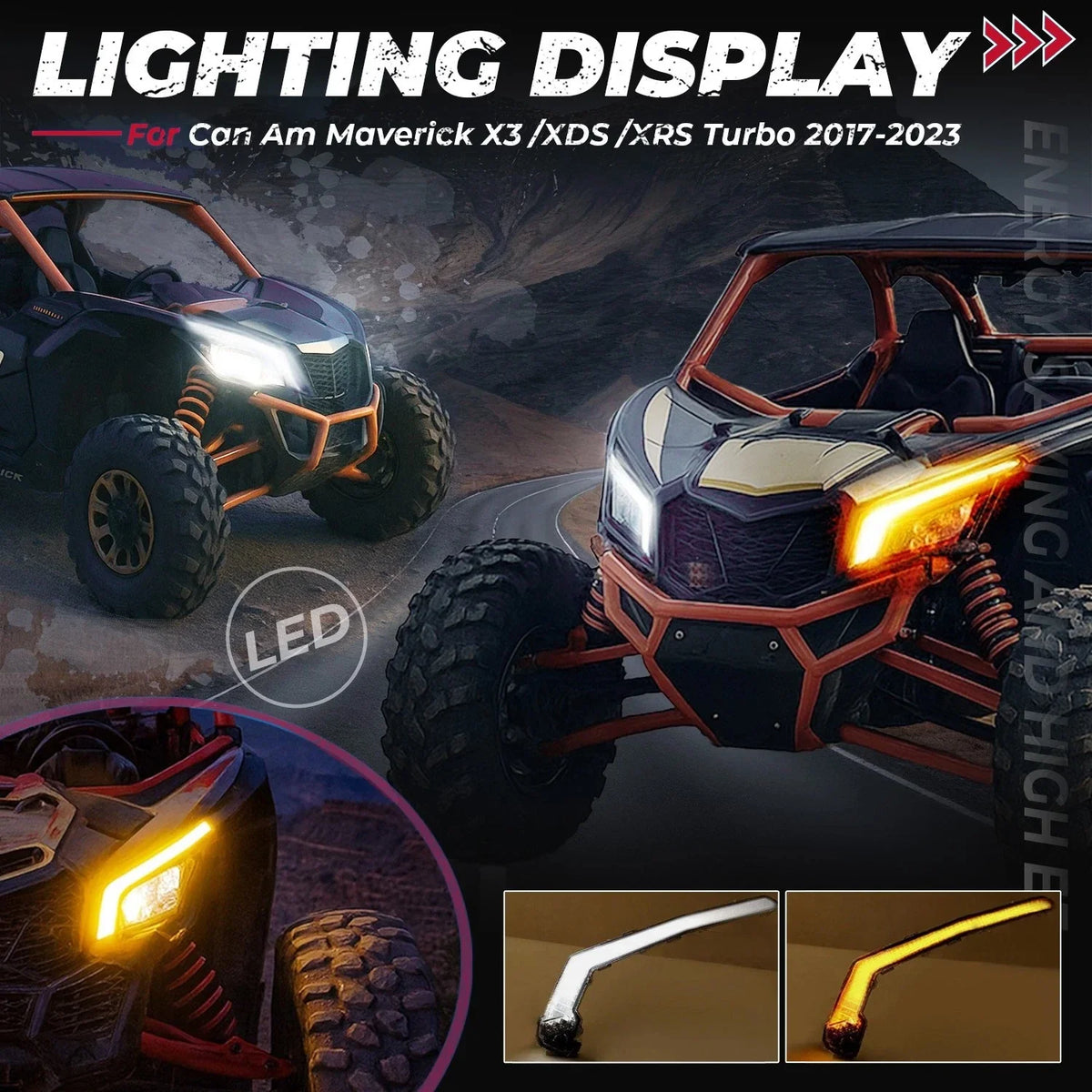 LED Front Turn Signal Light for Can Am Maverick X3 R (2017–2023) #710004994