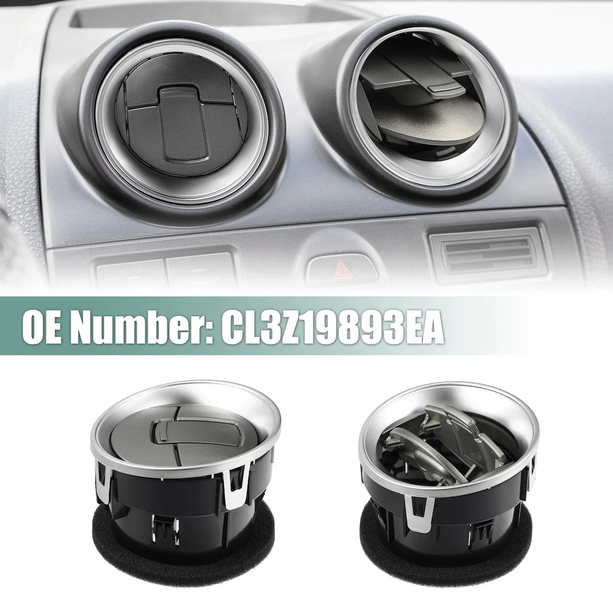 Set of 4 AC Heater Air Vents CL3Z19893EA for Ford F-150 (2012–2014)