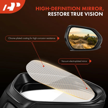 2X Power Adjust Mirrors for Ford Explorer 2006–2010 (6L2Z17682DA, 6L2Z17683DAA)