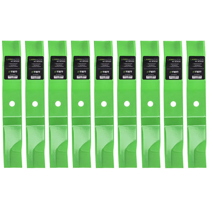 9-Pack LawnRAZOR Mower Blades for Gravely 42 XL ZT ZTX (Known Part 04769800)