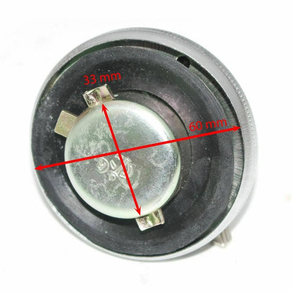 Chrome Fuel Tank Cap + Lock for Suzuki SJ410 413 LJ Samurai Sierra (1981–1998)