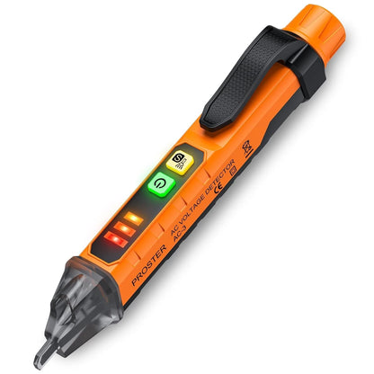 Non Contact Voltage Tester Pen for Automotive Use (Adjustable Black and Orange)