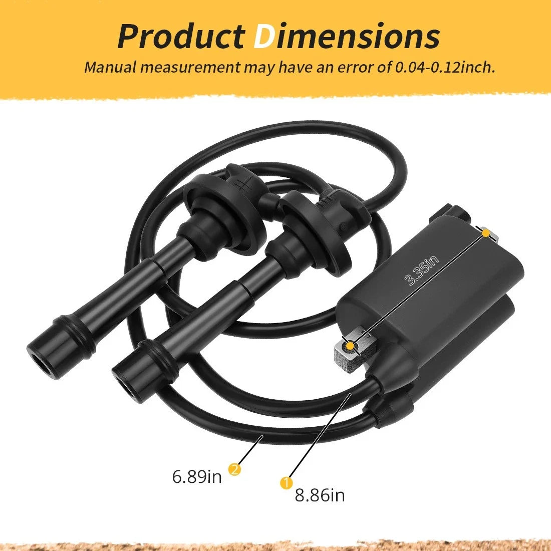 2X Ignition Coil for Suzuki Outboard DF90/100/115/140 (2000–2023)