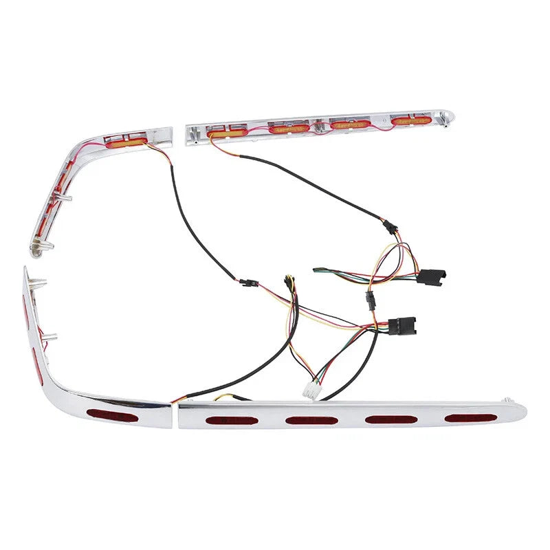 Saddlebag Decoration Trims LED Lights for Honda Goldwing 1800 (2001–2011)