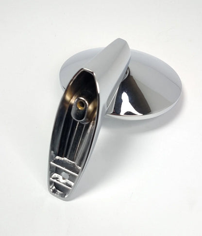 Chrome Exterior Rearview Mirror Outside for 1966-1975 Mopar