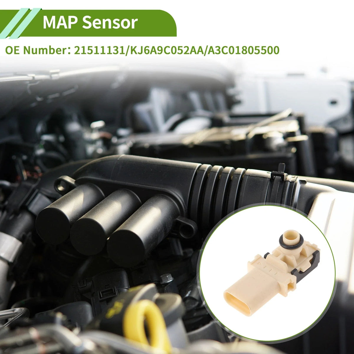 MAP Sensor for Ford Kuga III (2019–2024) - Part No. 21511131