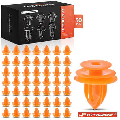 50x 8.5mm Nylon Liftgate & Headliner Retainer Clips for Ford Honda