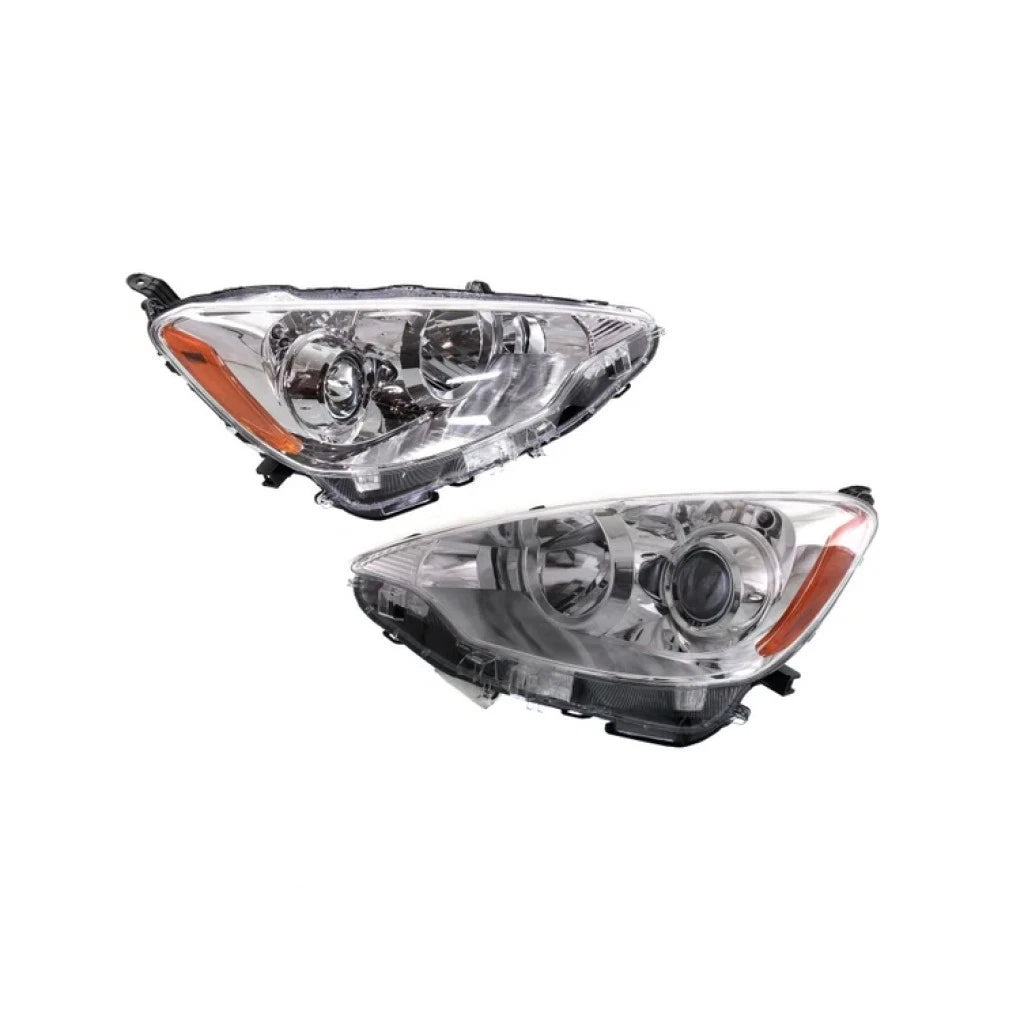 Headlights Pair for Toyota Prius C (2012–2014) TO2502214, CLX-M0-USA-SET-REPT100327Q-CL360A70