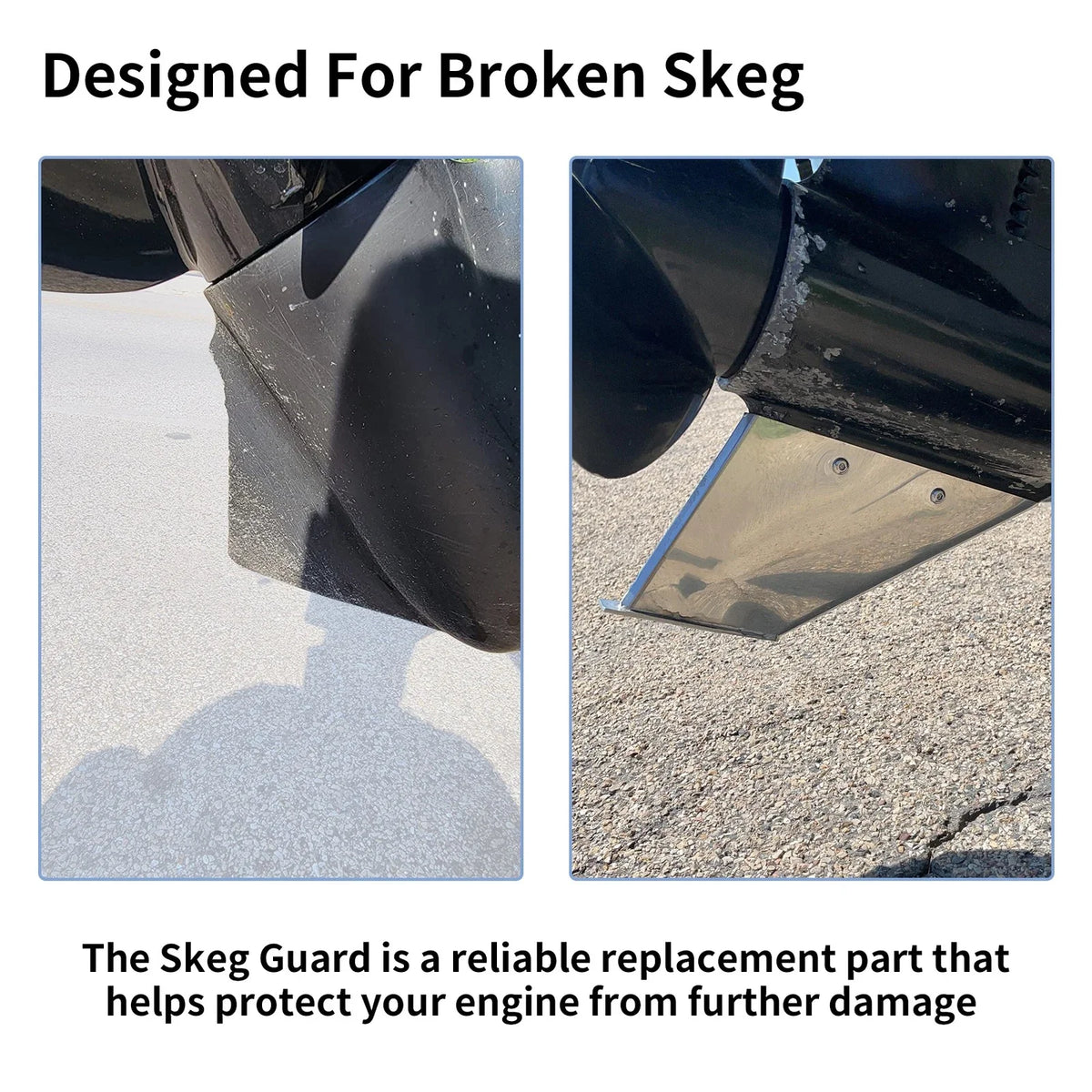 Skeg Guard for Mercury Mariner Johnson Evinrude 40-60HP Outboard (27341)