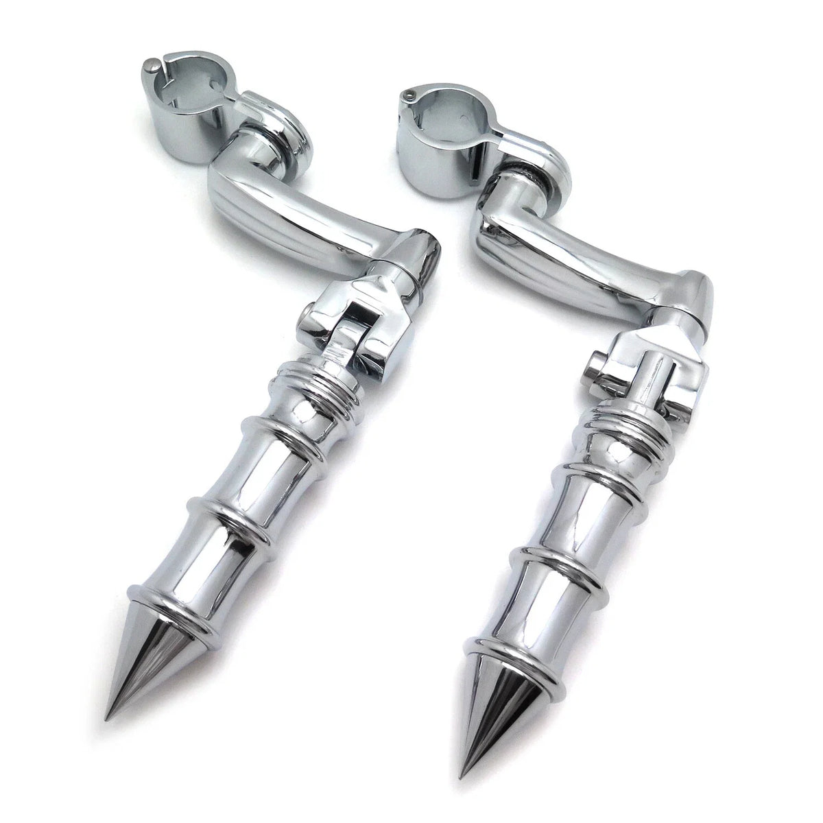 Foot Pegs for Harley Touring Dyna (1 1/4" Engine Guard Mounts)