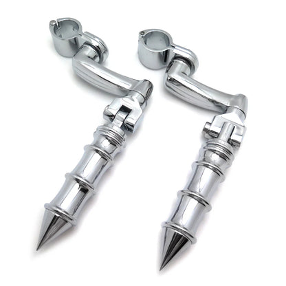 Foot Pegs for Harley Touring Dyna (1 1/4" Engine Guard Mounts)