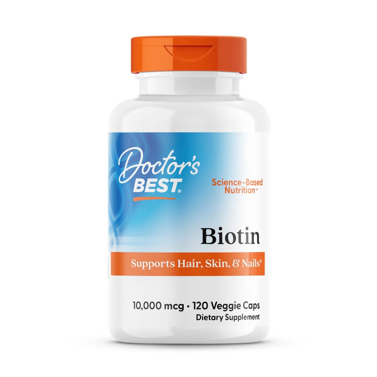 Biotin Supplement 10000 mcg for Doctor's Best (120 Count)