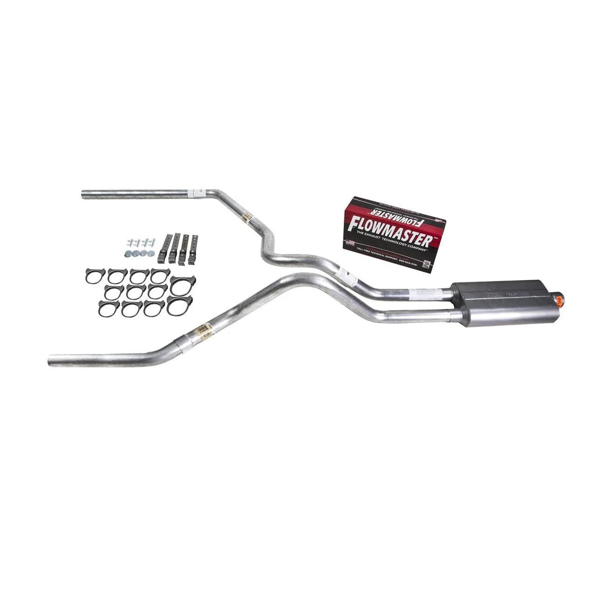 Dual Exhaust 2.5" MA Pipe for F150 (1987–1994) - Flowmaster 50