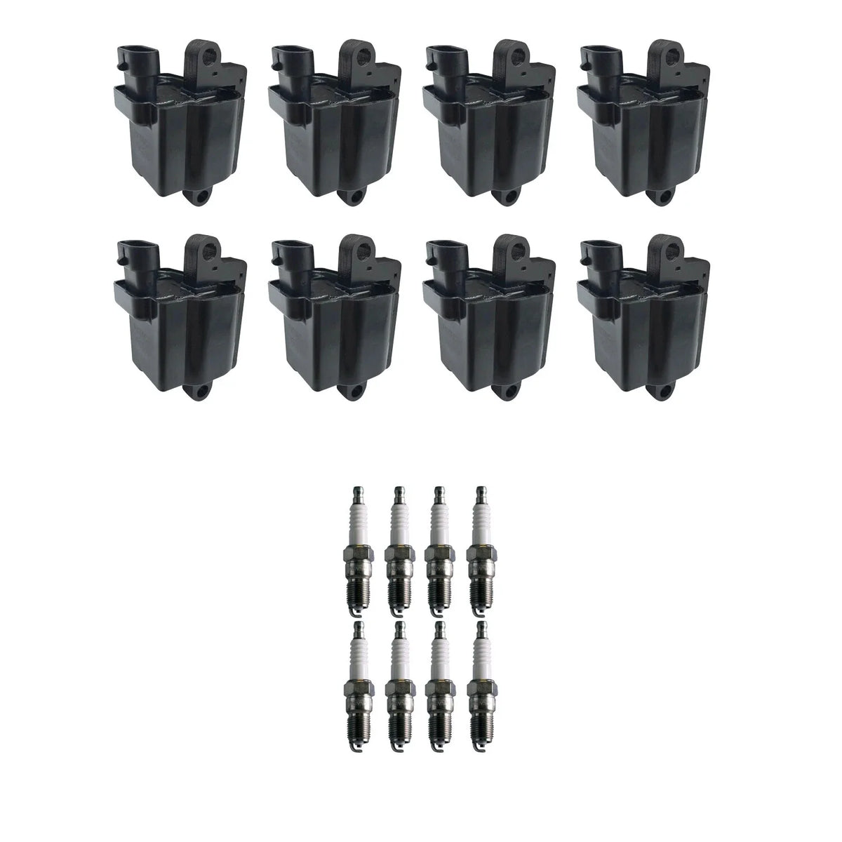 Set of 8 Ignition Coils & Spark Plugs for Sierra 1500 2500 V8