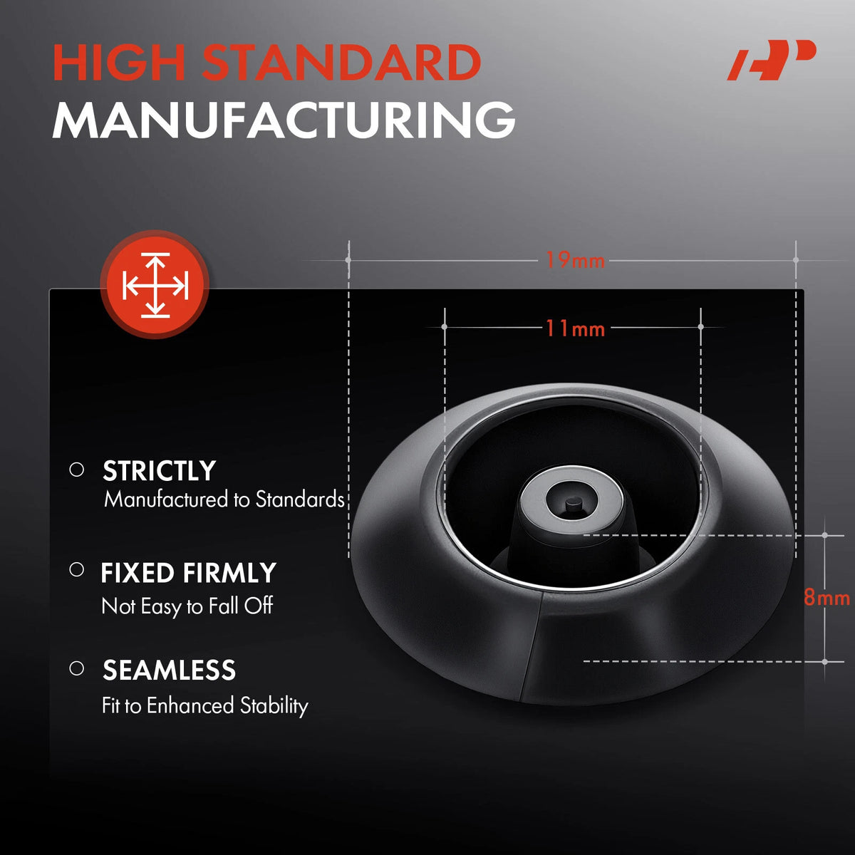 30Pcs Nylon Body Hole Plug Retainer for Honda Accord CR-V Civic (95551-11000, 25331)