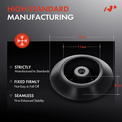 30Pcs Nylon Body Hole Plug Retainer for Honda Accord CR-V Civic (95551-11000, 25331)