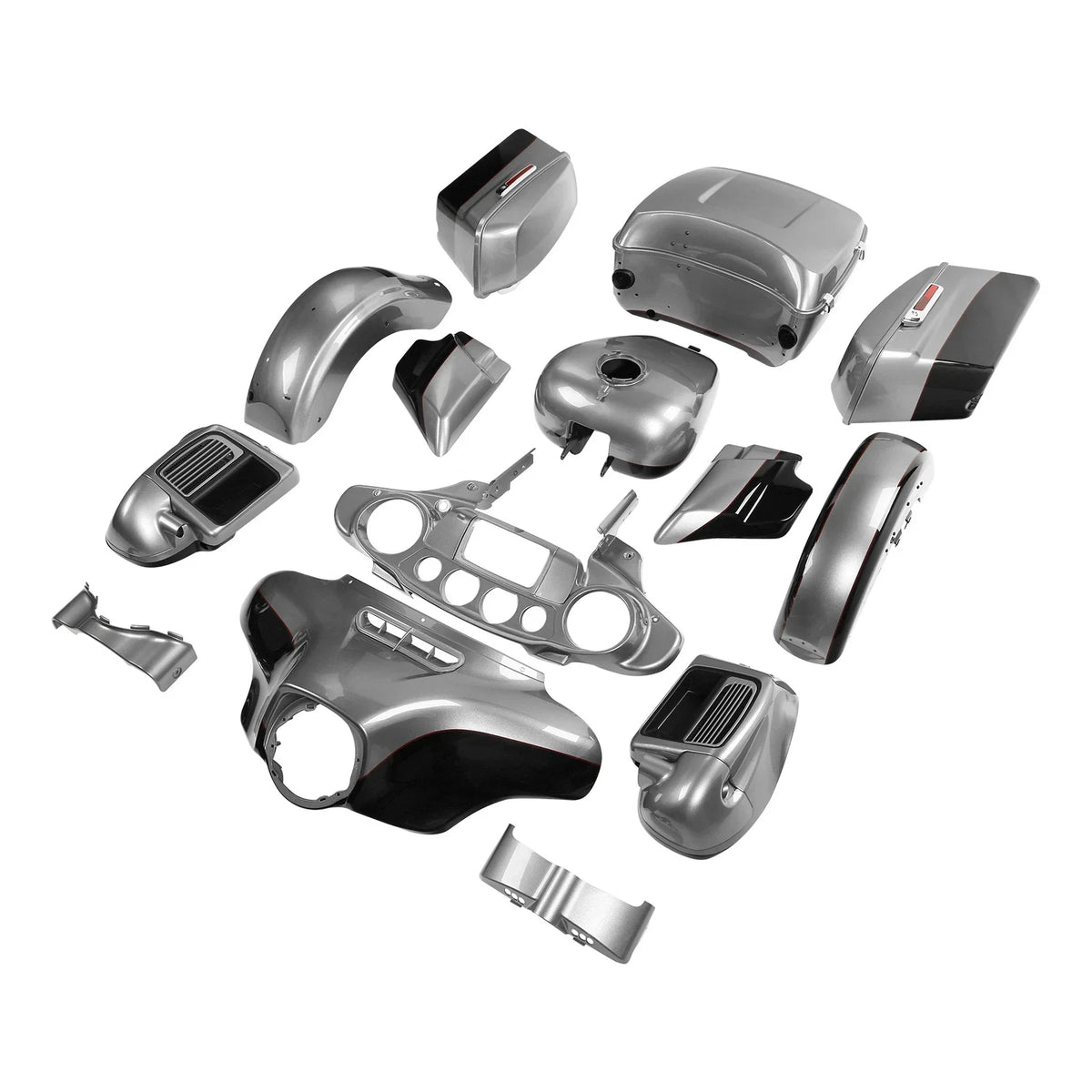 Fairings Bodywork for Harley Electra Glide (2014–2024) Billet Silver / Vivid Black
