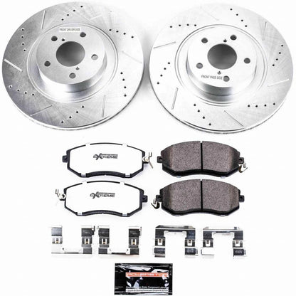 Power Stop Brake Kit for Subaru Legacy (2013–2014) TLX-psbK6082-26-CL360A73