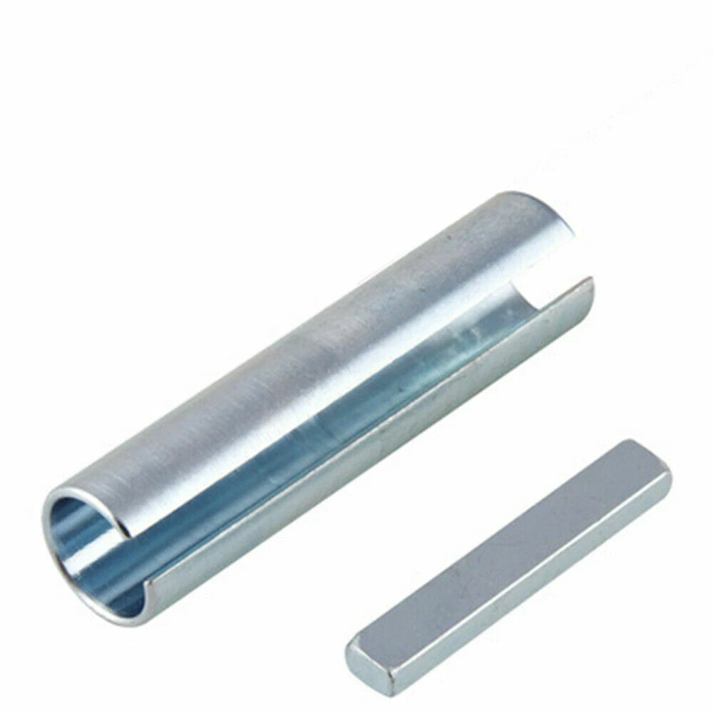 Set of 2 Shaft Adapter Pulley Bore Reducer Sleeve Bushing & Key 8 X 3, 4 X 3