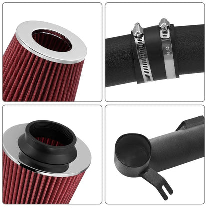 Cold Air Intake Kit Pipe + Filter for Honda Civic EX LX DX (2006–2011)
