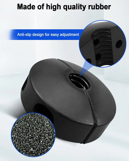 2X Rubber Stopper for Air Hose Reel (Fits Black)