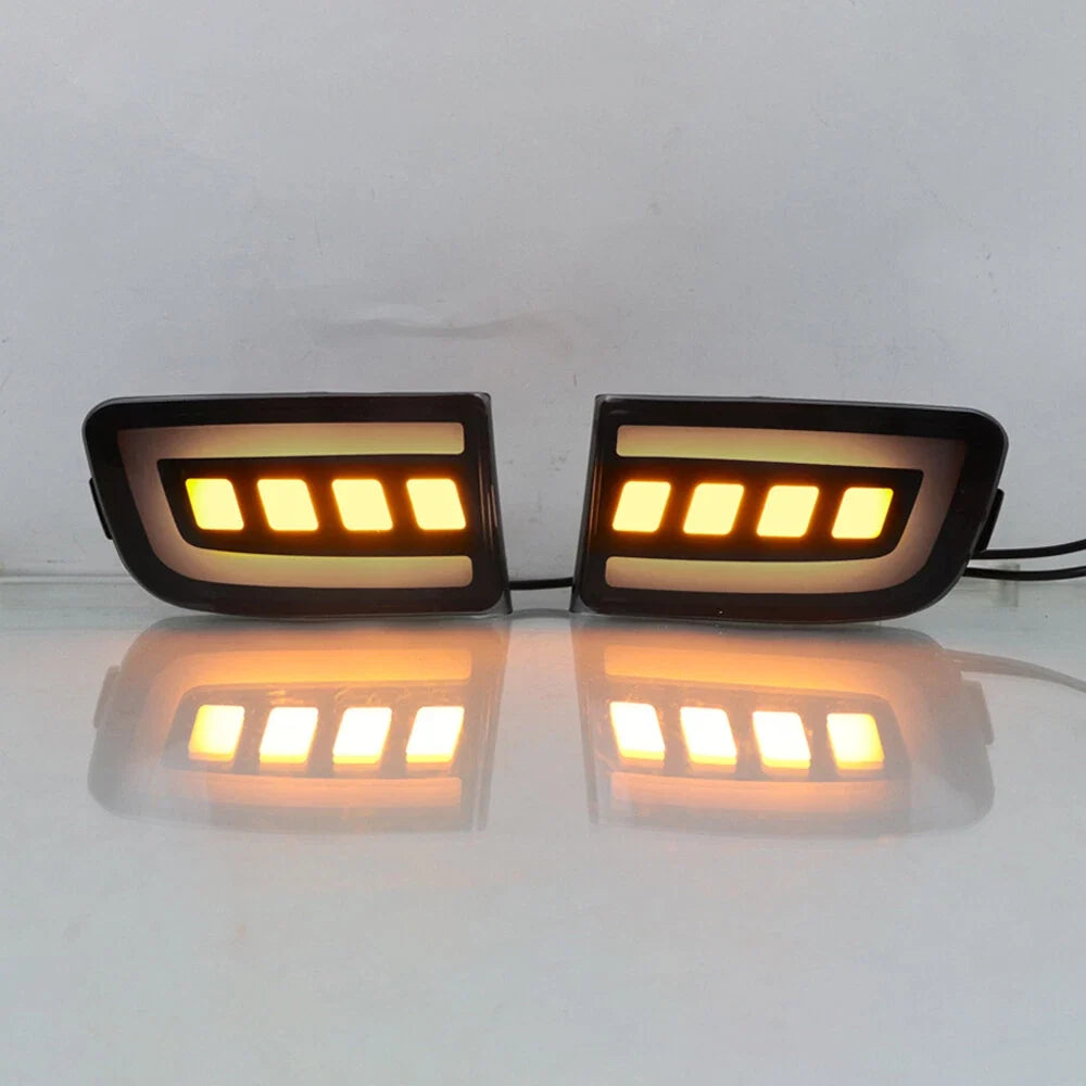 4X LED Rear Bumper Reflector Brake Light Lamp for Toyota 4Runner (2003–2005)