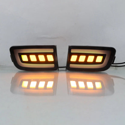 4X LED Rear Bumper Reflector Brake Light Lamp for Toyota 4Runner (2003–2005)