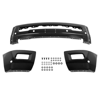 Front Bumper Face Bar for RAM 2500 3500 (2010–2018) W/ Fog Light Sensor Holes