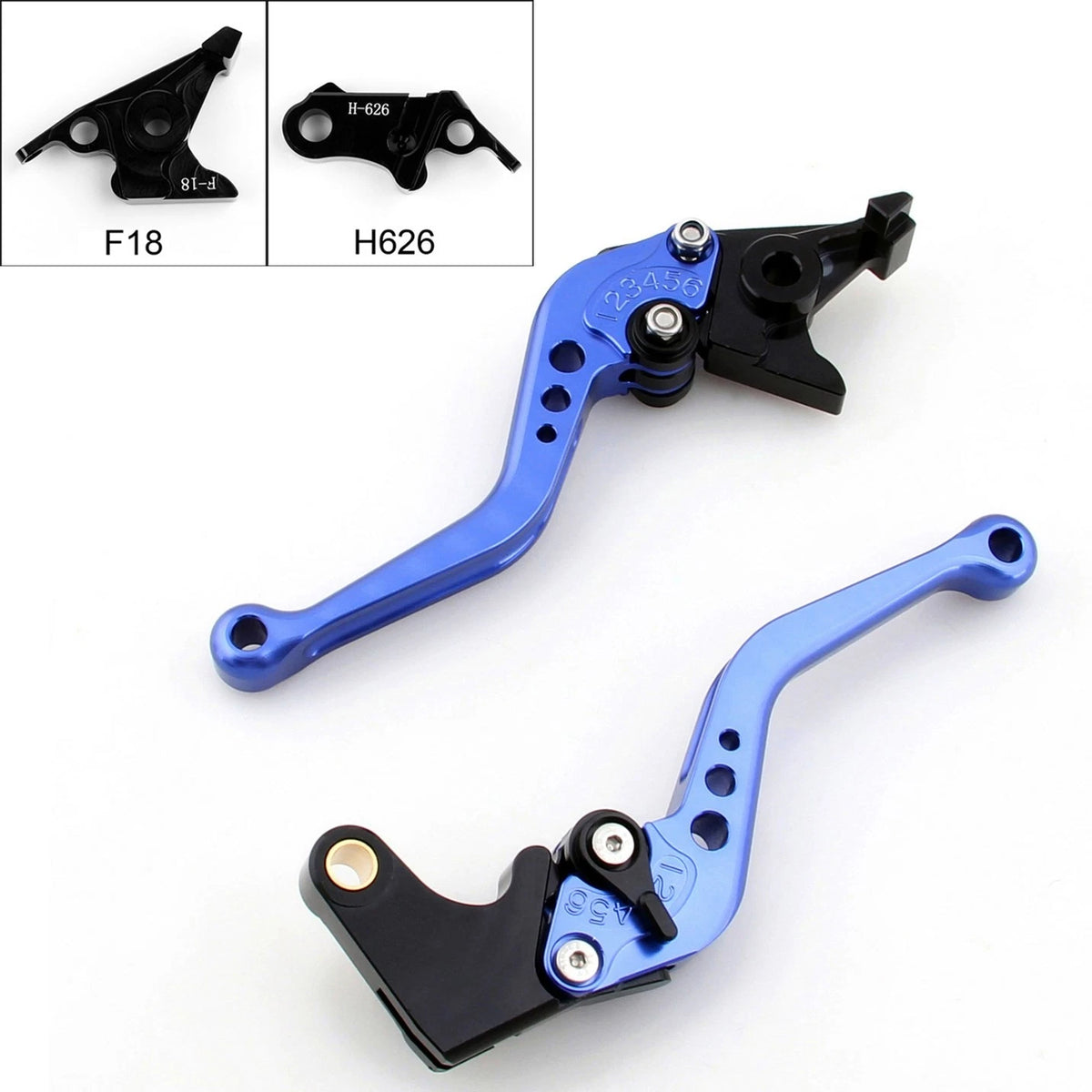 Brake Clutch Levers for Honda CB 599 600 900 VTX1300 NC700 (M543-S003-Blue)