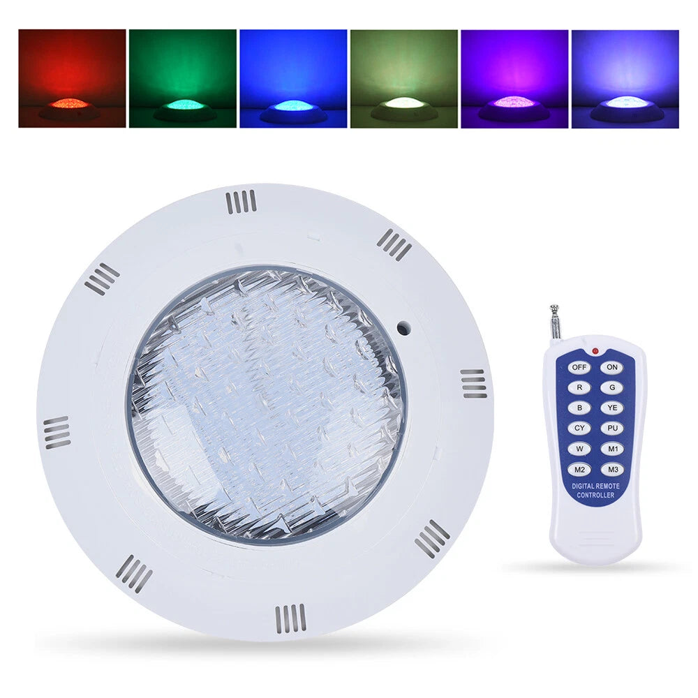 12V LED Pool Light for Swimming Pools (RGB, Waterproof, Remote)