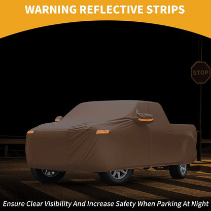 Waterproof Car Cover for Ford Ranger (210D-PU, Orange, All Weather)
