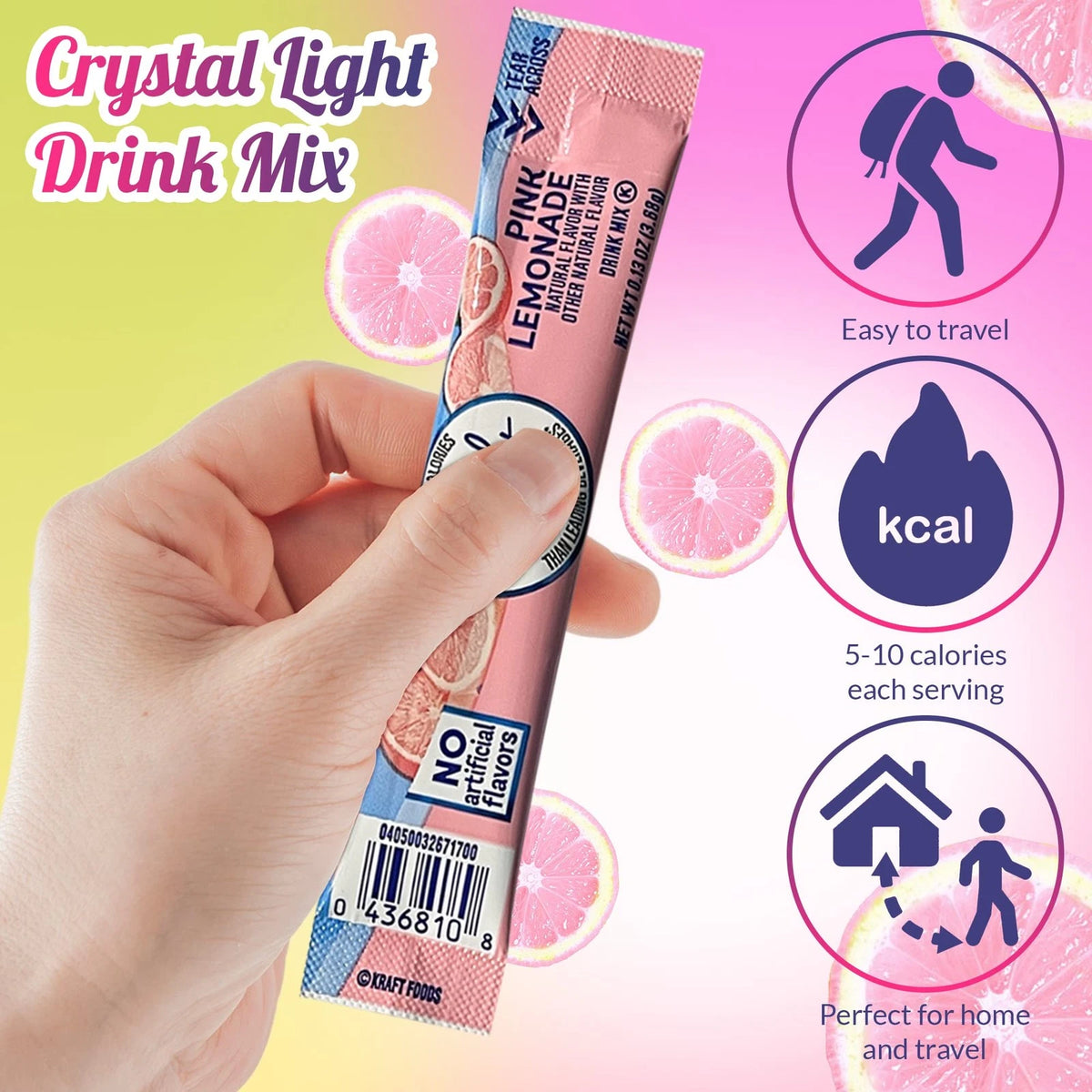 Crystal Light Variety Pack Sugar Free Drink Mix (Pack of 20)