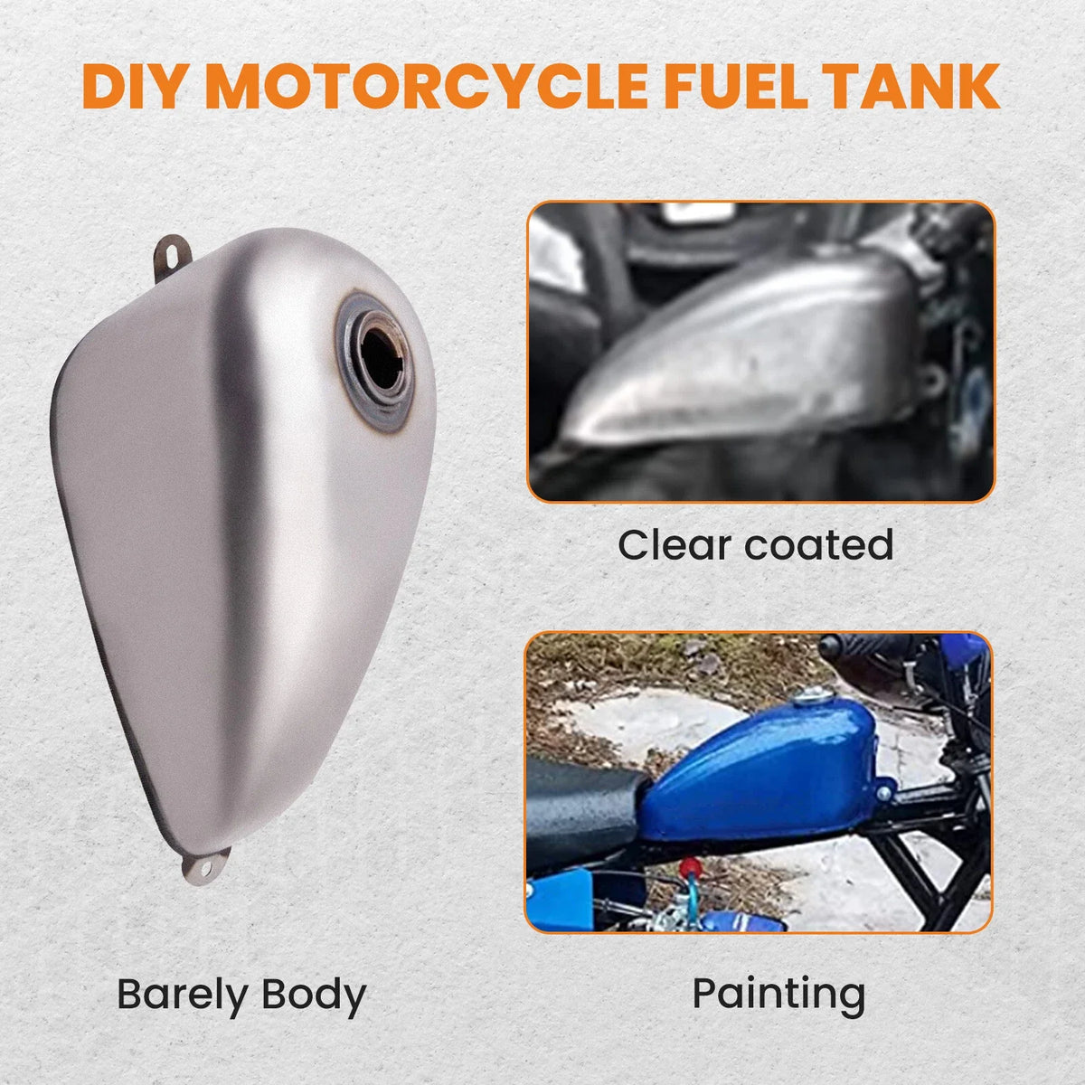 1.5 Gallon Gas Fuel Tank for Harley Sportster Ironhead Bobber (1955–1978)