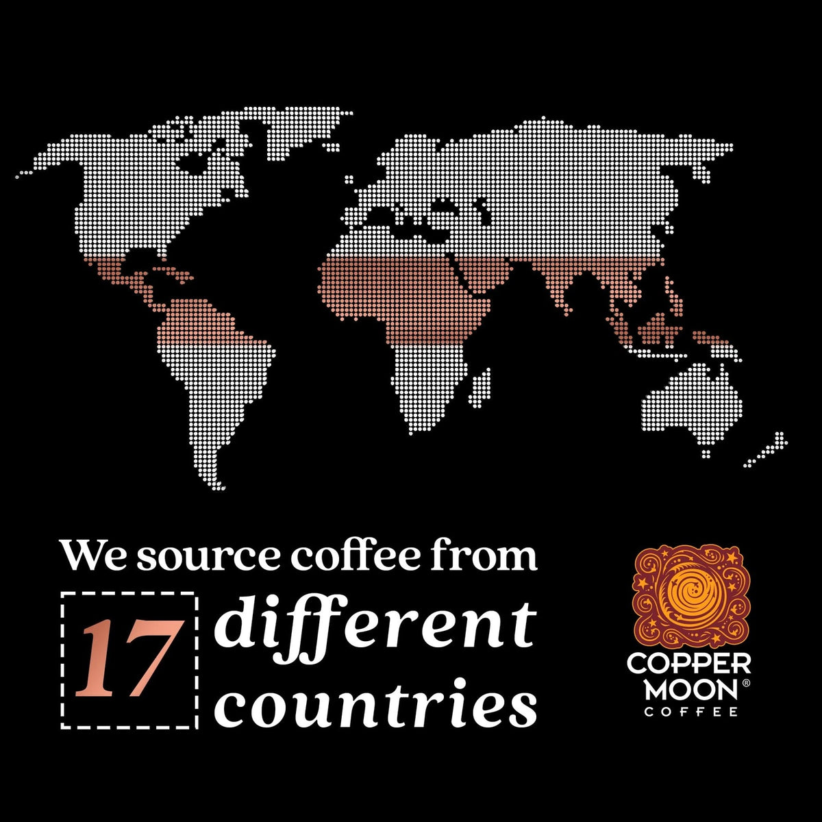 Copper Moon Dark Sky Blend Roast Coffee Whole Bean 80 Ounce Pack of 1