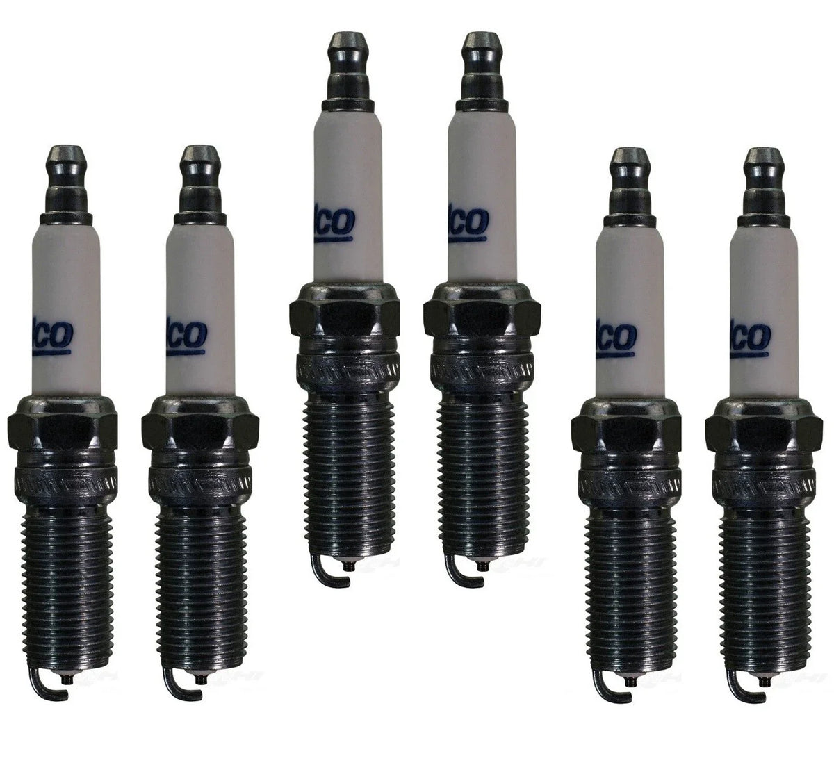 Set of 6 Spark Plugs for Buick Chevy GMC Envoy Pontiac Torrent (6 Cyl)