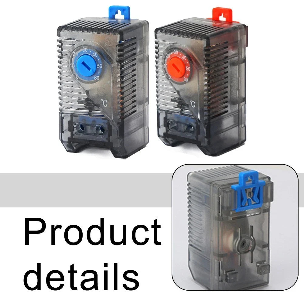 DIN Rail Thermoregulator for Electric Heaters and Cooling Fans Control