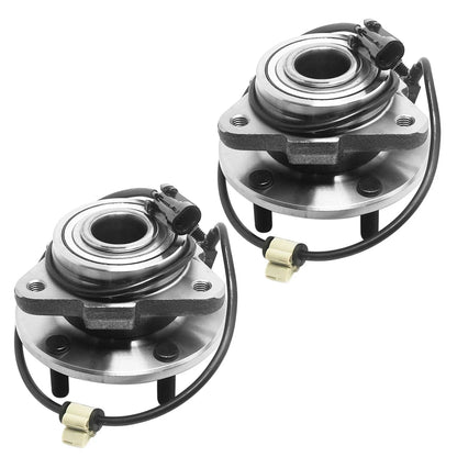 2X Front Wheel Hub Bearing Assembly 513200 for Chevy Blazer GMC Jimmy (1995–2005)