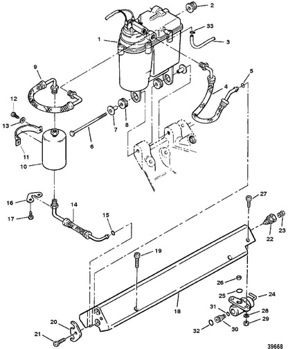 Fuel Pressure Regulator 805227A1 for Mercruiser 7.4L 8.2L MPI (1990–2023)