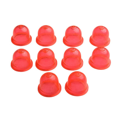 Pack of 10 Red Primer Bulbs for Gas Equipment Models
