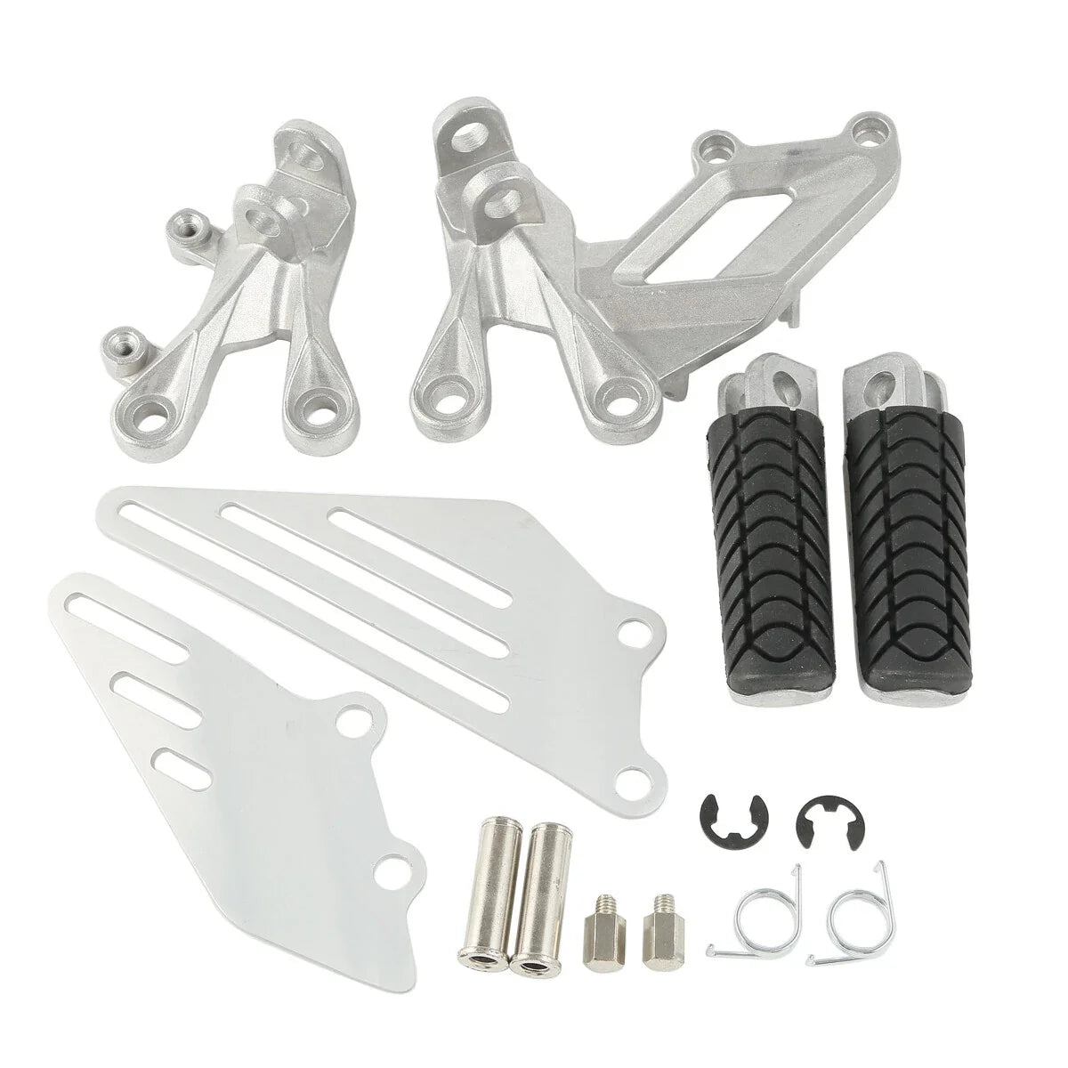 Front Driver Footpegs Bracket Set for Kawasaki Ninja ZX14R ZZR1400 (2006–2023)