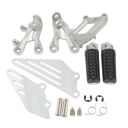 Front Driver Footpegs Bracket Set for Kawasaki Ninja ZX14R ZZR1400 (2006–2023)