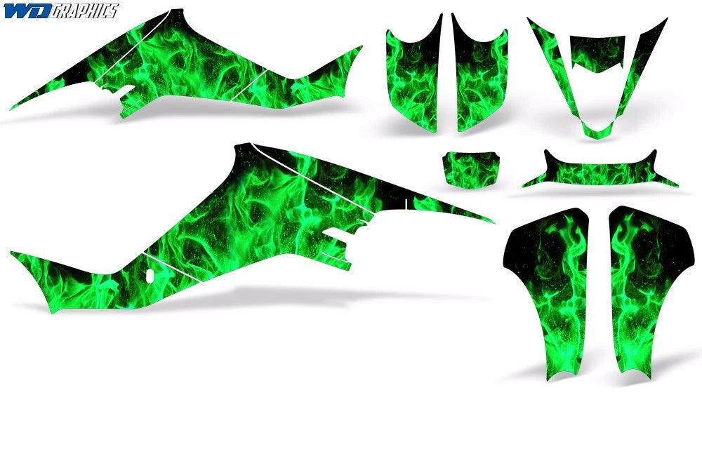 Decal Graphic Kit for Suzuki LTZ400, Kawasaki KFX400 (2003–2008)