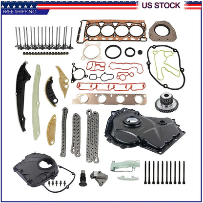 Engine Rebuild Timing Cover Kit for Audi A4 A6 Q5 TT VW Golf Passat (2008–2016)